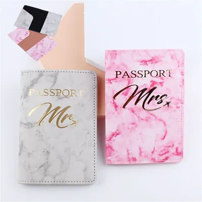$7.69 • Buy Women Men PU Passport Cover Travel ID Credit Card Holder Wallet Purse Bags Pouch