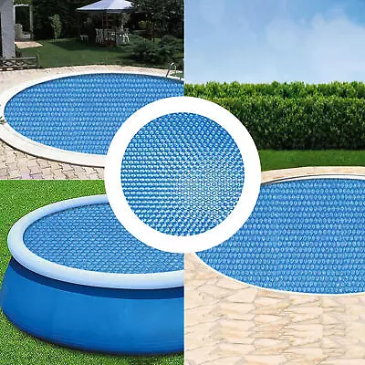 Above Ground Pool Solar Cover Heat Insulation Blanket Cover For Swiming Pool • $12.54