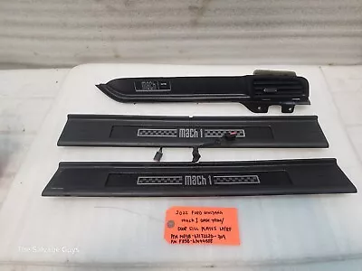 22 Ford Mustang 5.0 Mach 1 S550 Oem Illuminated Dash Door Sill Trim 3 Pcs 18-23 • $399.99