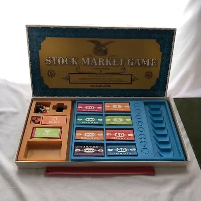 Vintage Whitman Stock Market Board Game New Deluxe Edition No. 4821 • $64.99