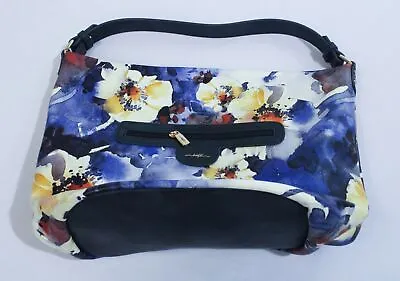 Espe Women's Jada Vegan Leather Floral Print Shoulder Bag DG4 Blue Large NWT • $10.50