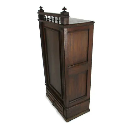 Large Kitchen Apothecary Medicine Bathroom Cabinet Spindles Gorgeous Vintage WOW • $750