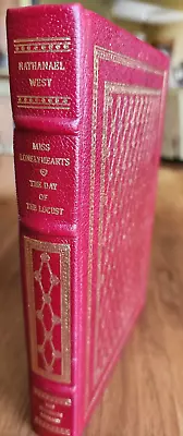 Nathanael West MISS LONELYHEARTS AND THE DAY OF THE LOCUST Franklin Library 1981 • $24.95