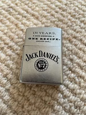 Zippo Lighter - Jack Daniels 131 Years - One Recipe - Old No. 7 - Anniversary • £50