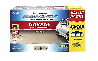 NEW - TAN - Rust-Oleum 261846 EPOXYSHIELD Garage Floor Coating 2.5 Car Kit • $159.99