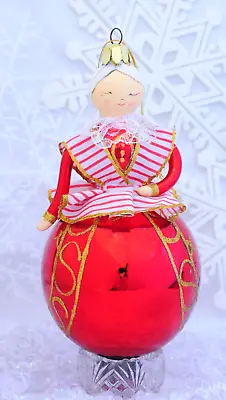 Santa's Best Mrs. Claus Glass Christmas Ornament • $14.99