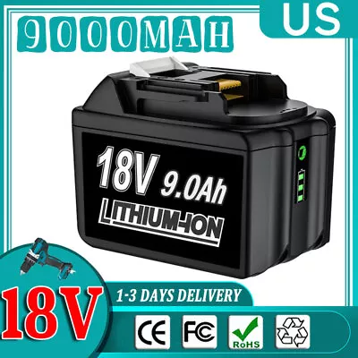 9000mAh 18V Lithium LXT Battery For Makita BL1815 BL1830B BL1860 BL1850 Battery • $26.59