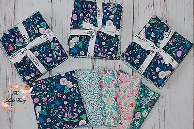 Liberty Fat Quarter Bundle Midnight Garden Midsummer 5 X FQ • £20