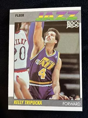 Kelly Tripucka 1987 Utah Jazz 87-88 Fleer Basketball # 112 Of 132 Sharp • $1