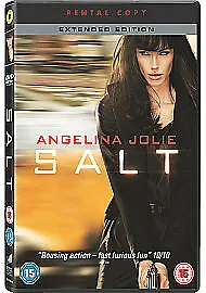 Salt DVD (2010) Angelina Jolie Noyce (DIR) Cert 15 Expertly Refurbished Product • £2.08