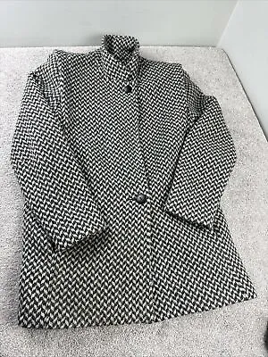 Vintage Braefair Coat Womens 9/10 Tweed 100% Wool 1980's Jacket Made In USA • $27.97