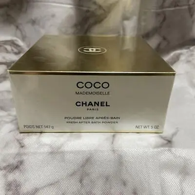 CHANEL COCO MADEMOISELLE FRESH AFTER BATH BODY POWDER 142g 5 Oz Puff RARE NEW • £197.89