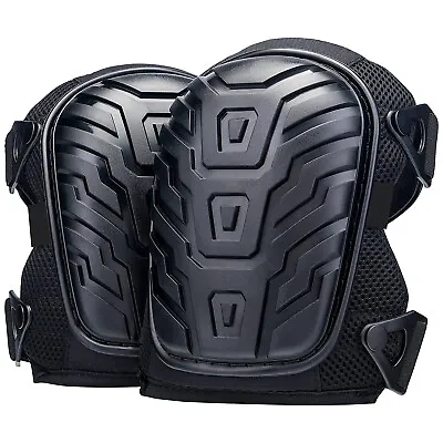 2pc Construction Gel Knee Pads W/Strong Double Straps Adjustable Easy-Fix Clips • $15.99