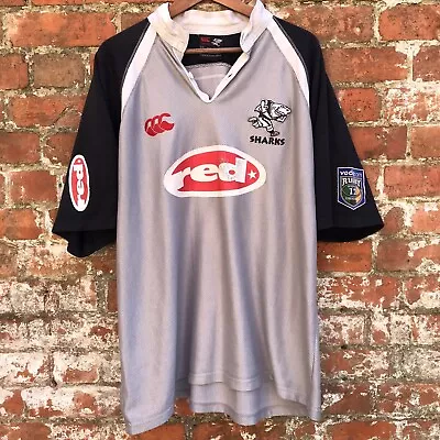 Vintage Natal Sharks Rugby Union Jersey 2XL Canterbury Red Sponsor South Africa • £49.99