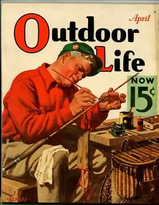 Outdoor Life Apr 1936 J.F. Kernan Cover • $50