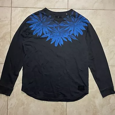 Y2k On The Byas Grunge Weed Marijuana Long-sleeve T-shirt Mens Large  • $15