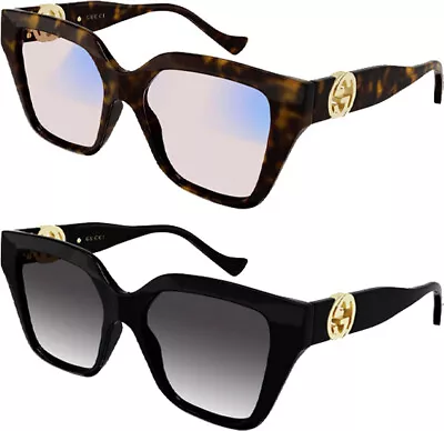 $159.99 • Buy Gucci Women's Squared Cat Eye Sunglasses - GG1023S - Made In Italy