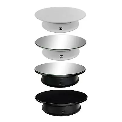 Electric Rotating Display Stand 360° Turntable Jewelry Holder For Photography • £21.62