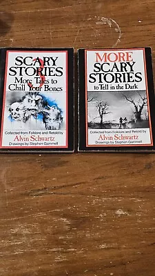 More Scary Stories To Tell In The Dark Series By Alvin Schwartz Lot Of Two • $7.99