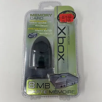 XBOX Memory Card 8 MB Brand New Mad Catz SMOKE Clear TRANSLUCENT GameShark! • $34.99