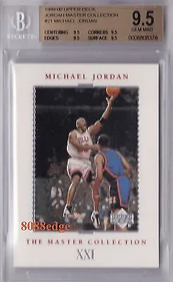 1999-00 Upper Deck Master Collection #21: Michael Jordan #/500 Bgs 9.5 Gem Mint • $456.65