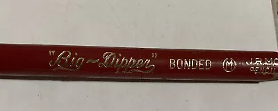 BIG-DIPPER RED BONDED JUMBO Vintage PENCIL • $9.99