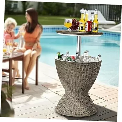 Outdoor Cool 8 Gallon Beer And Wine Furniture & Hot Tub Side 8 Gallons Grey • $143.02