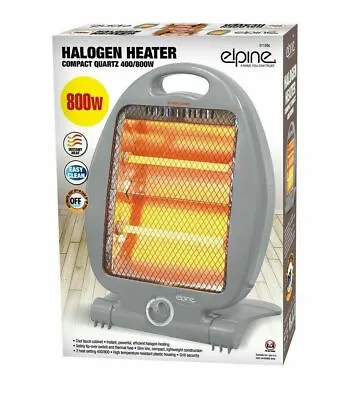 £14.99 • Buy 800W Portable Electric Halogen Free Standing Oscillating Instant Heat Quartz 