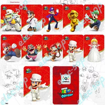 $29.69 • Buy Super Mario Odyssey NFC Coins Amiibo Compatible Card Set Of 10 For Switch