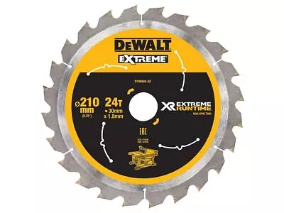 DEWALT - FlexVolt XR Table Saw Blade 210 X 30mm X 24T • $219.95
