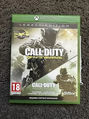 Call Of Duty Infinite Warfare (Legacy Edition) - Microsoft Xbox One Game Likenew • $19.99