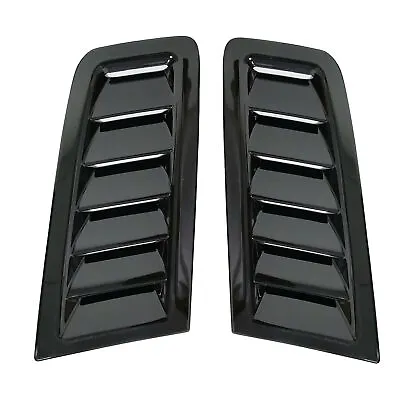 Fits Ford Focus Fiesta RS ST Style Bonnet Air Vents Hood Trim Cover Gloss Black • $32.21