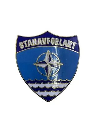 NATO Standing Naval Force Atlantic STANAVFORLANT Pocket Command Badge • £14.48