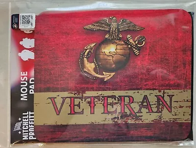 Us Marine Corps Veteran Neoprene Mouse Pad - Made In Usa! • $14.95