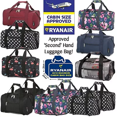 £5.97 • Buy Hand Cabin Bag Luggage Travel Holdall Gym Small Under Seat Ryanair 35 X 20 X 20