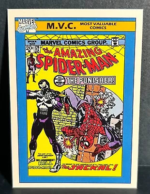 1990 Marvel Impel MVC Amazing Spider-Man # 129 Trading Card The Punisher. • $1.25