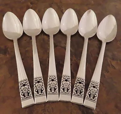 Oneida Coronation 6 Teaspoons Spoons Community Vtg Silverplate Flatware Lot V • $21.99