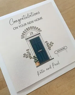 Personalised New Home Card- House Warming Card - New Home - Congratulations • £3.65
