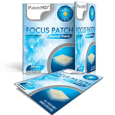 PatchMD Focus Plus Topical Patch 30 Day Brain Health ADHD New Version • $14