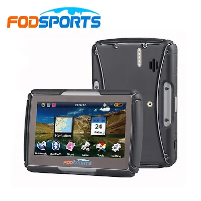 4.3   Motorcycle GPS Navigation Navigator Car SAT NAV 8GB + Free Maps Waterproof • $112.95