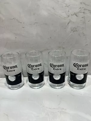 4 X Corona Extra Lager 1/2 (half) Pint Beer Glasses - Draft Bar Party Pub - New • £13.95