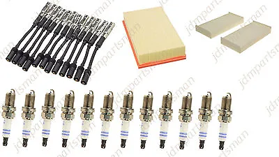 Mercedes W210 E320 2000-2002 Tune Up Kit With Spark Plugs & Wire Set + Air Cabin • $240.16