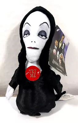 The Addams Family 6  Squeezer Morticia Addams Electronic Plush Plays Theme Song • $7.49