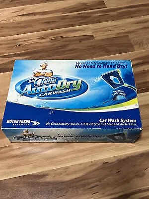 NEW Mr Clean Auto Dry Car Wash Spray System W/ Soap Starter Filter Touchless Kit • $28.49