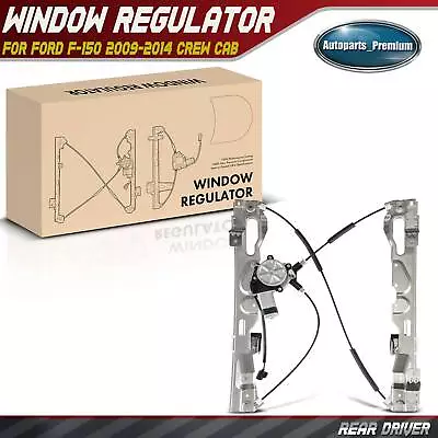 Rear Driver Left Side Power Window Regulator With Motor For Ford F-150 2009-2014 • $54.99