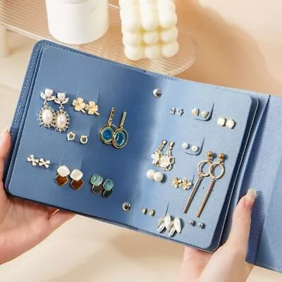 Jewelry Storage Book Jewelry  Display Storage Bag Earring Ear Studs Organizer • $14.40