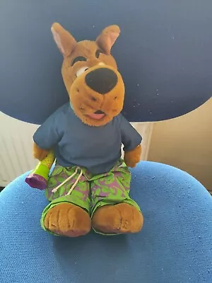 Scooby Doo Plush Soft Toy With Torch Talking 18” Pop Rocket Hanna- Barbera 2005 • £20