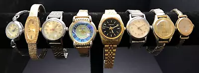 Estate Lot 8 Vintage Womens Watches - Timex Lindenwold • $11.24