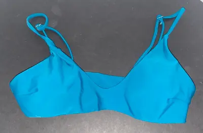 Zaful Women's Blue Teal Triangle Bikini Top Size S Small • $4.99