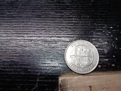 10 KR Fish Tiu Kronur Island 1984 Coin Iceland • $1.67